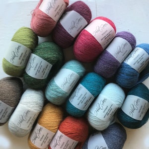 100% Alpaca in 42 colors  |  Lace Weight   |  Holst Titicaca