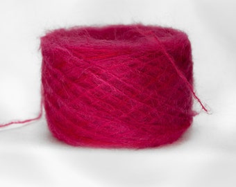 Suri Alpaca/Silk Hand-dyed  |  25 gram/230 yards |  Color: Bougainvillea no.3
