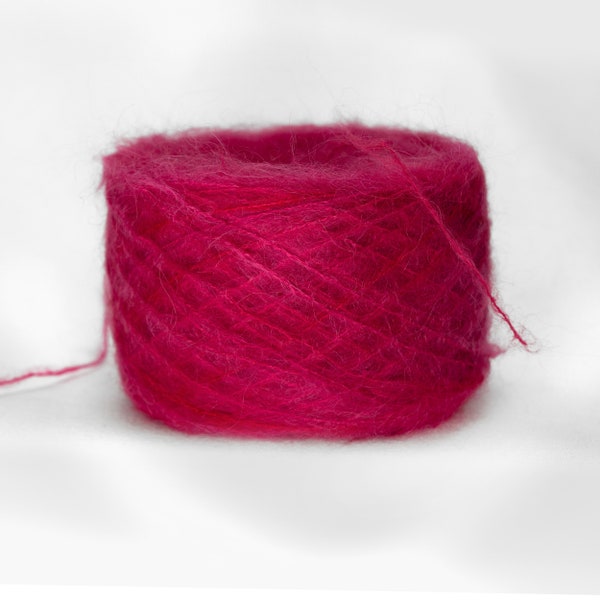 Suri Alpaca/Silk Hand-dyed  |  25 gram/230 yards |  Color: Bougainvillea no.3