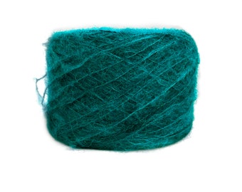 Suri Alpaca/Silk Hand-dyed  |  25 gram/230 yards |  Color: Deep Vibrant Petrol