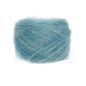 Suri Alpaca/Silk Hand-dyed  |  25 gram/230 yards |  Color: Calm Ocean