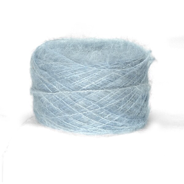 Suri Alpaca/Silk Hand-dyed  |  25 gram/230 yards |  Color: Porcelain