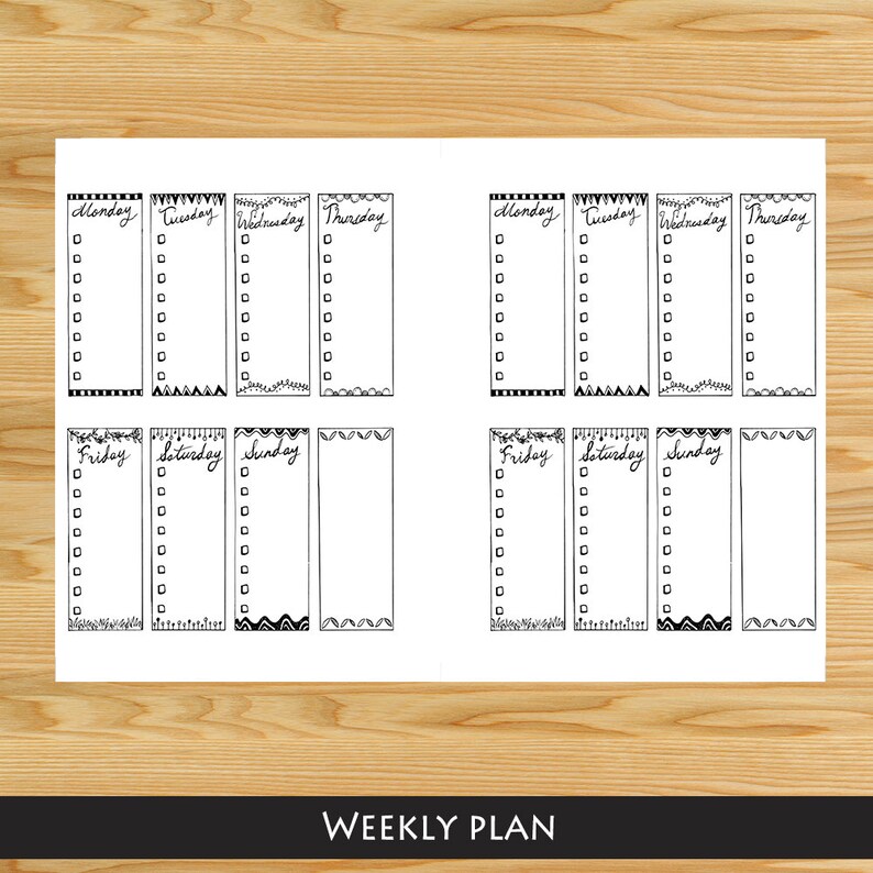 A6 Planner/Binder Insert Bundle Bullet Journal A6 Printable | Etsy