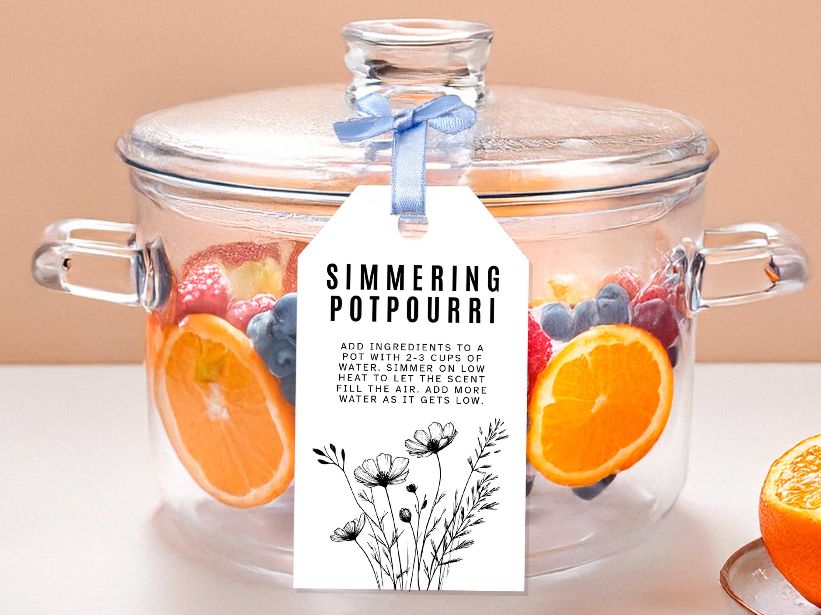 Simmer Pot Gift Tags Printable - Etsy