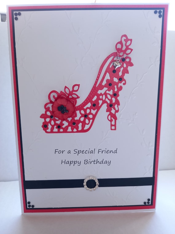 Special Friend/Birthday Card - Handmade and Personalised