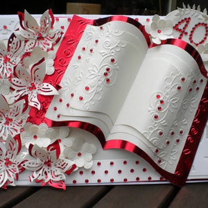 40th Anniversary Card/Ruby/Handmade/Personalised