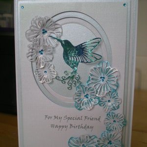 Happy Birthday Card / Speciale vriend / familie - handgemaakt en gepersonaliseerd