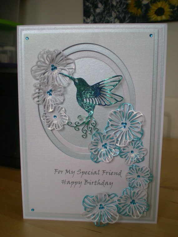 Happy Birthday Card/Special Friend/Family - Handmade and Personalised