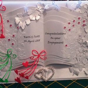 Carte d’engagement/Handmade/Personnalisé