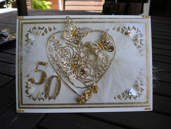 50th Anniversary/Handmade/Personalised