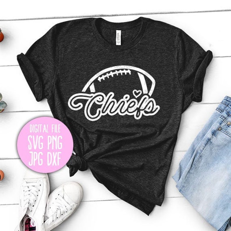 Chiefs Team Mom Sports Mom Football Mom Shirt SVG DXF Etsy
