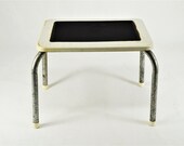 Vintage Metal Stepstool,One Foot Stepstool,Mid Century,Industrial,Plant Stand,