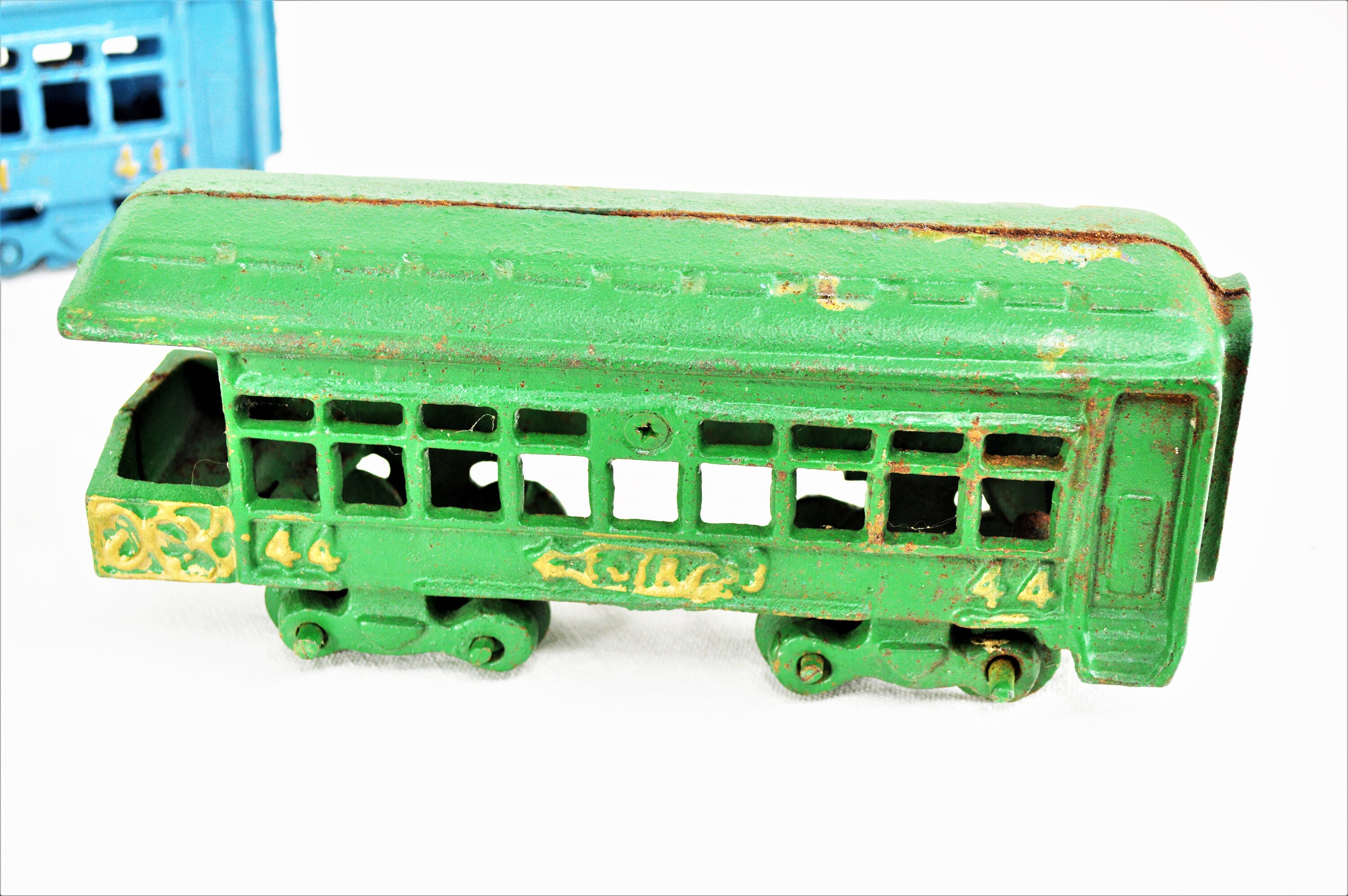 Vintage Train Set Cast Iron Toys Washington 44 Etsy