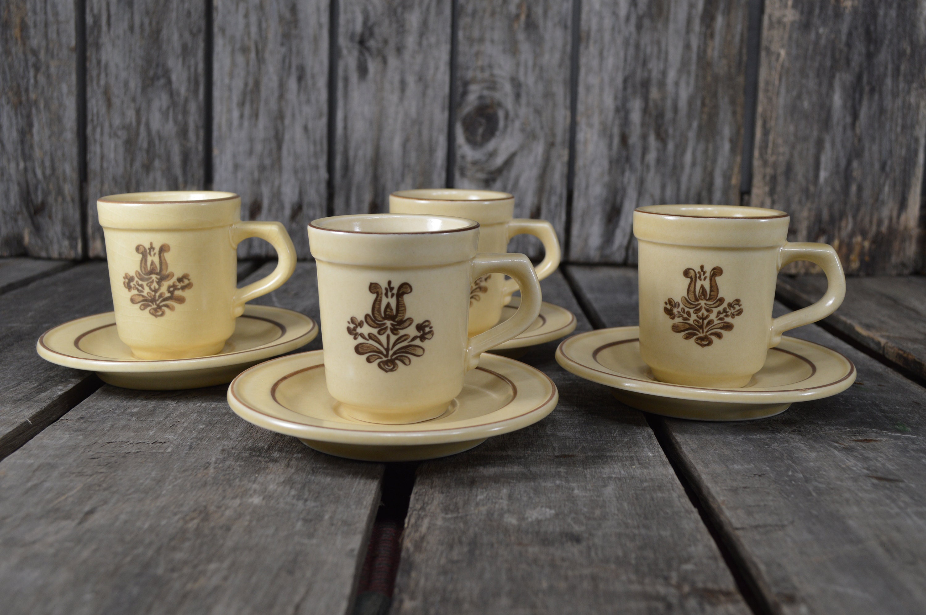 Pfaltzgraff Cups and Saucers Etsy