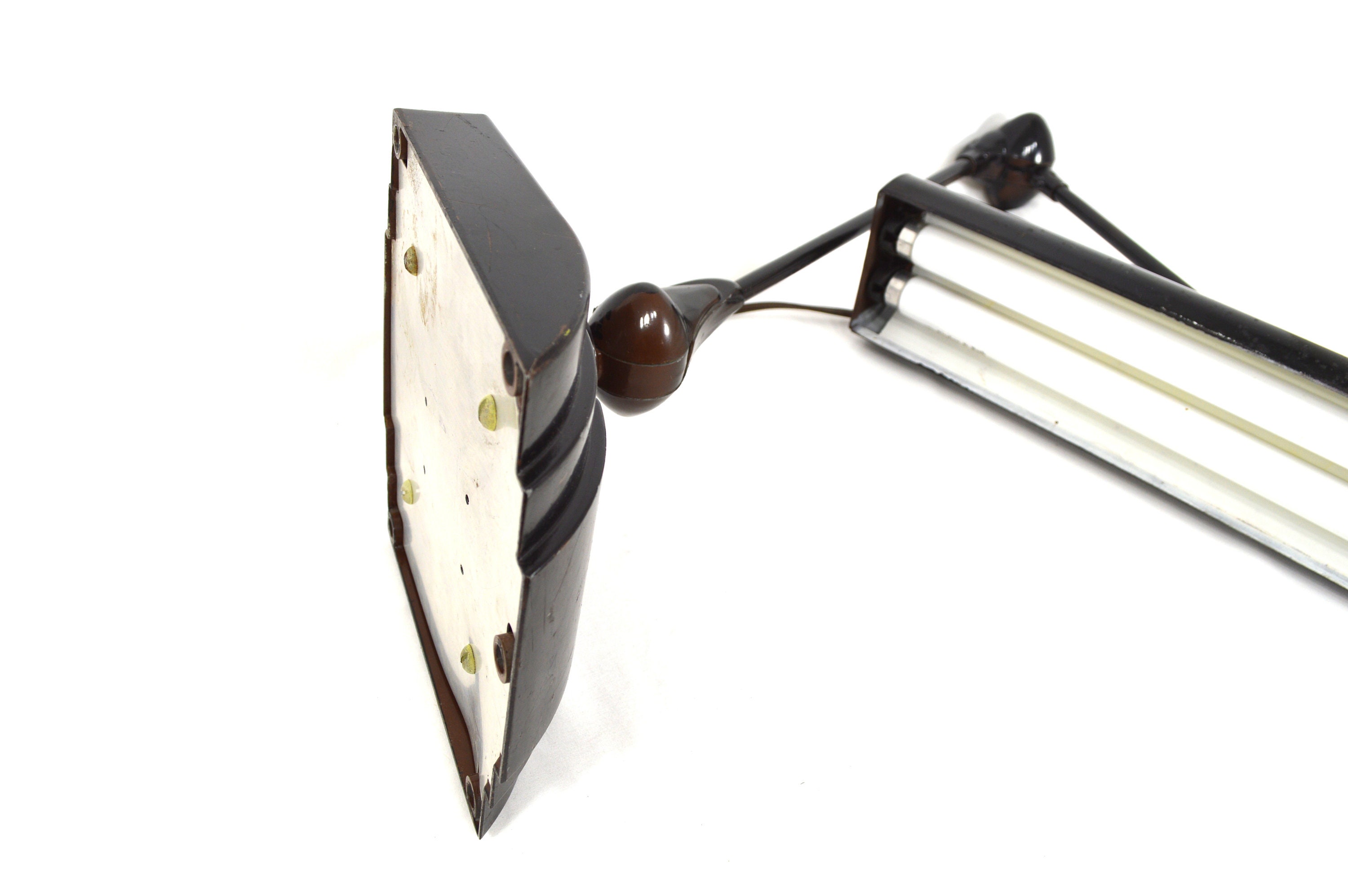 Antique Desk Lamp, Flexo Art Specialty Co, Industrial 1940s Antique Desk Lamp, Flexo Art Specialty Co, Industrial 1940s