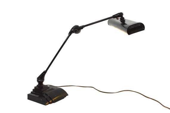 Antique Desk Lamp, Flexo Art Specialty Co, Industrial 1940s