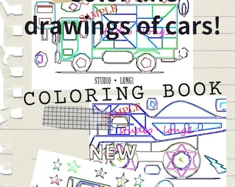 AI Remake Template | Truck Coloring Pages Bundle (4 Pack) | Printable Digital Art | Dump Truck, Pickup, Forklift, Cargo Truck