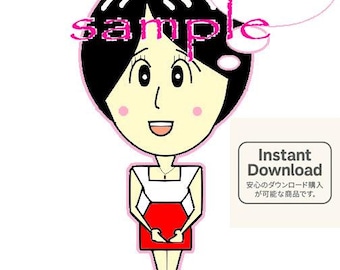 Manga Bobblehead AI Template | Kawaii Anime Character (Digital Download)