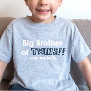 Big Brother/Sister of TWINS, Big Brother Shirt, Big Sister of Twins, Promoted to Big Brother/Sister