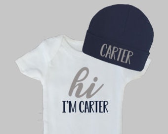 carter's hello world onesie