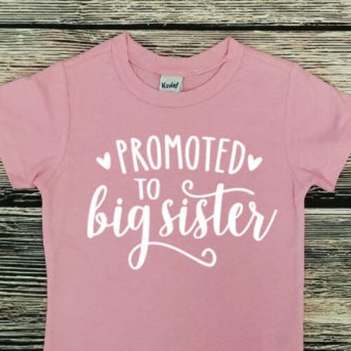 Promoted to Big Sister 2017 Shirt