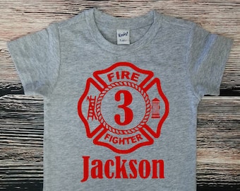 Fire Emblem Birthday Shirt, Fireman Birthday Party, Fireman Birthday Shirt