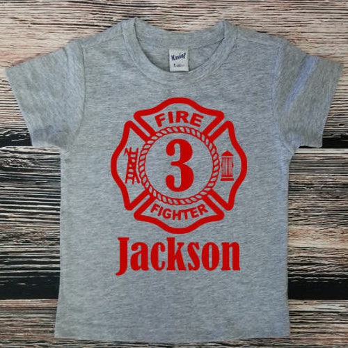 Fire Emblem Birthday Shirt Fireman Birthday Party Fireman - Etsy