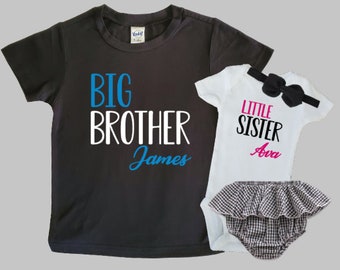 Lil Nugget Pregnancy Announcment Sibling Shirt Small Fry Big - Etsy