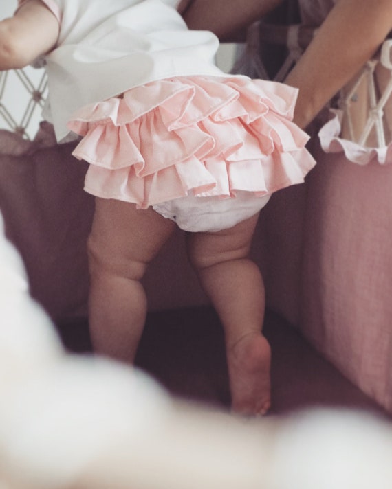 Ruffle Diaper Cover, Sitter Prop Outfit, Newborn Bloomers, Diaper
