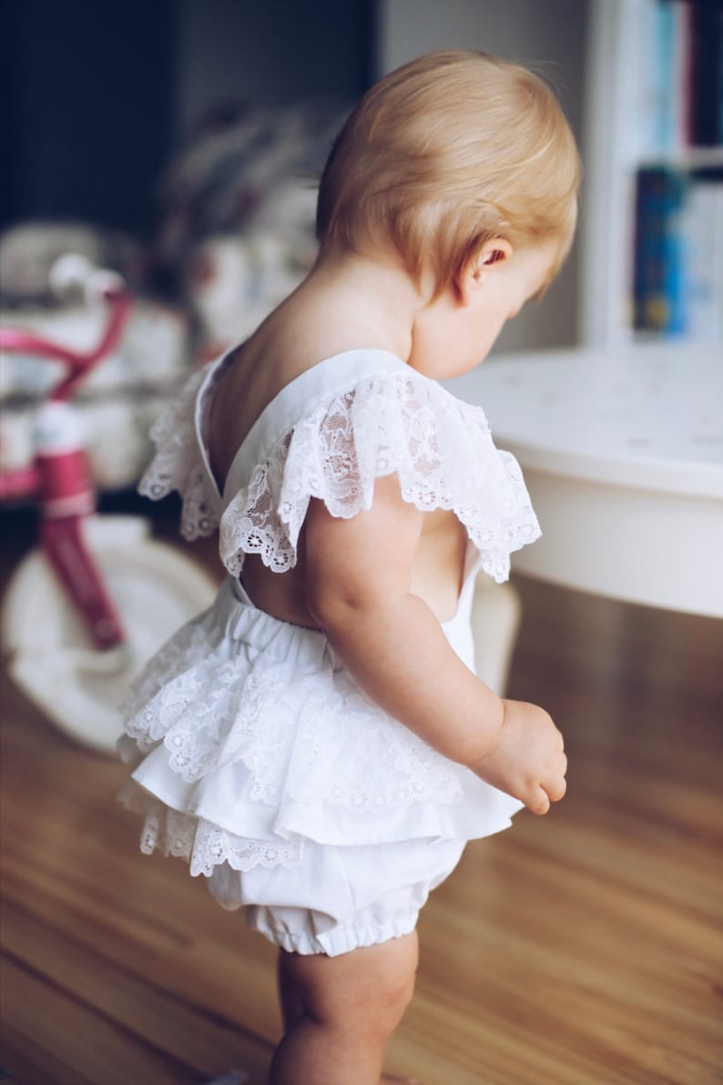 Cake Smash Outfit Girl Cake Smash Romper Baby Girl Boho Etsy