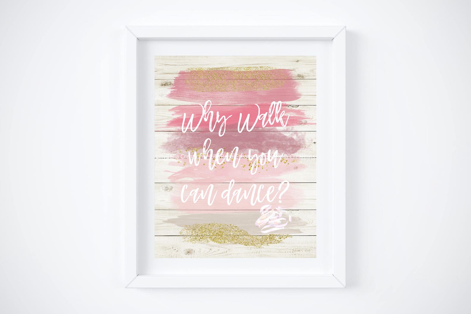 ballet dance - watercolor brush art print with quote: 8 ballet dance - watercolor brush art print with quote: 8