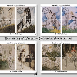 8 ~ Louis Icart ~ 5"x 7 » Mixed Media Digital Art Prints ~ Art Déco, Paris, France, Carte postale, vintage, Français, Artiste ~ choix de 1 ou plus
