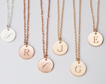 Letter J Necklace, Gold C Necklace, Letter M Necklace, Silver R Necklace L Necklace Letter H Necklace A B Necklace E F H O Q S T U Necklace