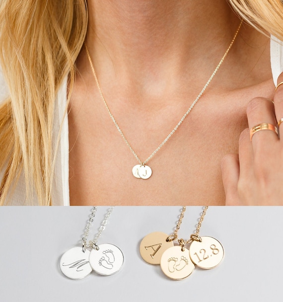 Etsy rose gold necklace Clearance