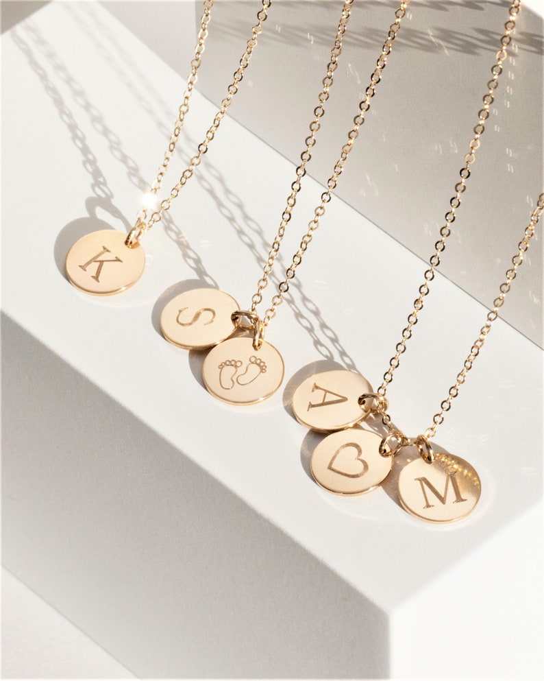 Necklaces for Women, 14k Gold Necklaces for Women Initial, dainty Silver Necklaces for Women Personalized Necklaces for bridesmaids Necklace image 5