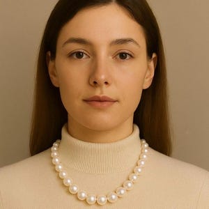 Loose White South Sea Pearl Necklace: Indonesian Saltwater Pearls 7.4mm-11.4mm
