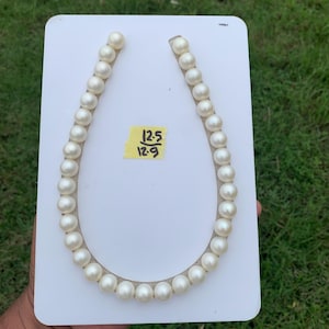 White South Sea Pearl Necklace: 12.5-12.9mm Loose Saltwater Pearl GR-16