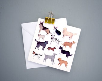 Dog Greetings Card