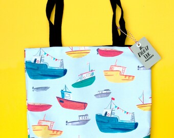 Bobbing Boat Tote Bag