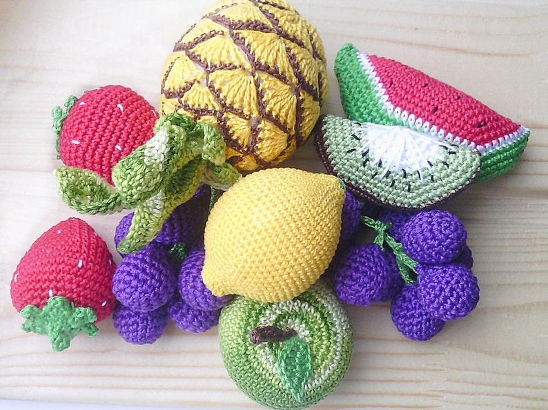 PC-1 Crochet Pineapple toy Amigurumi pineapple pineapple | Etsy