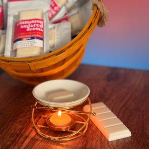 Man of the Hour Wax Melts - Main Character Scented Wax Melts - Masculine Cologne Inspired Wax Tarts - Fresh Shower & Musk Scent / Confident
