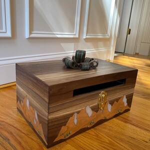 Custom made wedding gift card boxes