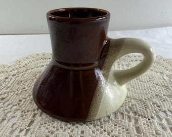 Vintage no spill coffee mug cup travel no slip
