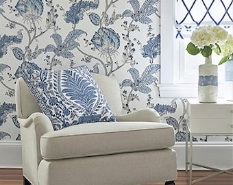 Anna French Kalamkari Vine Wallpaper: Tree of Life design.