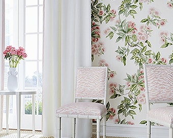 Anna French Camellia Garden Wallpaper: Chinoiserie Floral Design