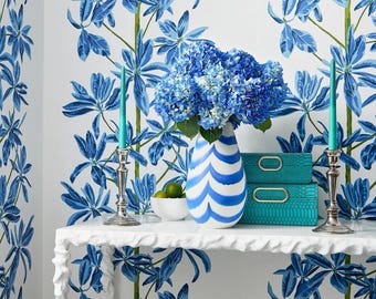 Mangrove Tree  Wallpaper by Thibaut.  Large Tropical pattern.