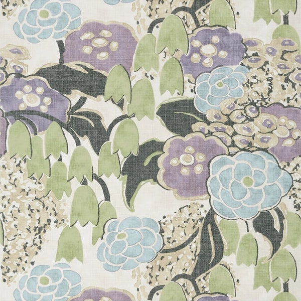 Thibaut / Anna French Laura Wallpaper, Designer Wallpaper, Floral, Large Print Wallpaper, Unique Wallpaper