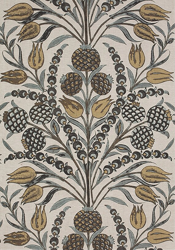 Thibaut Fabric Corneila 5 Colors Floral Fabric Curtain Fabric