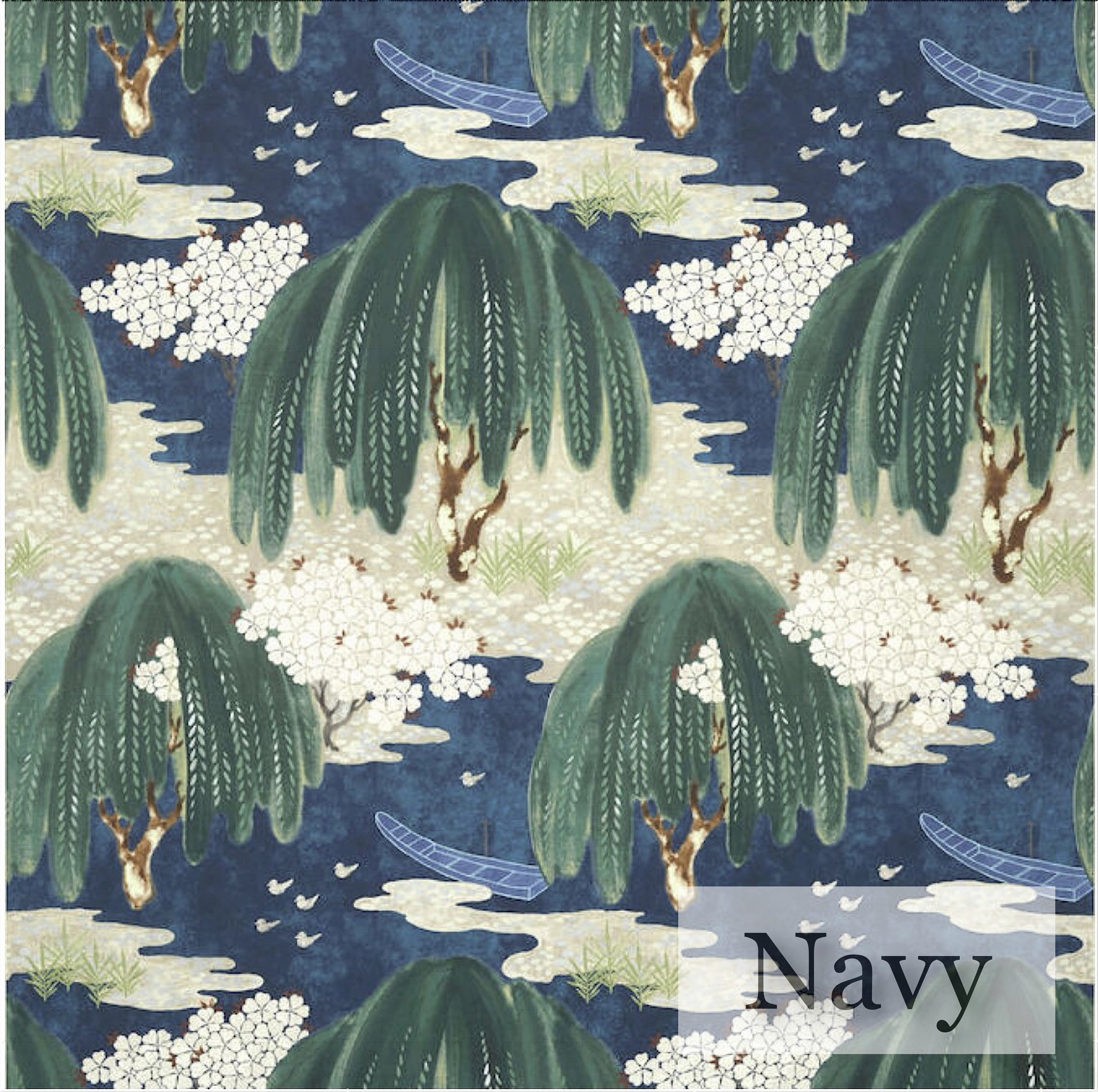 Thibaut Wallpaper Willow Tree / 6 Colors Available Etsy