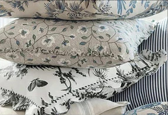 Chelsea Floral Fabric by Anna French/thibaut - Etsy